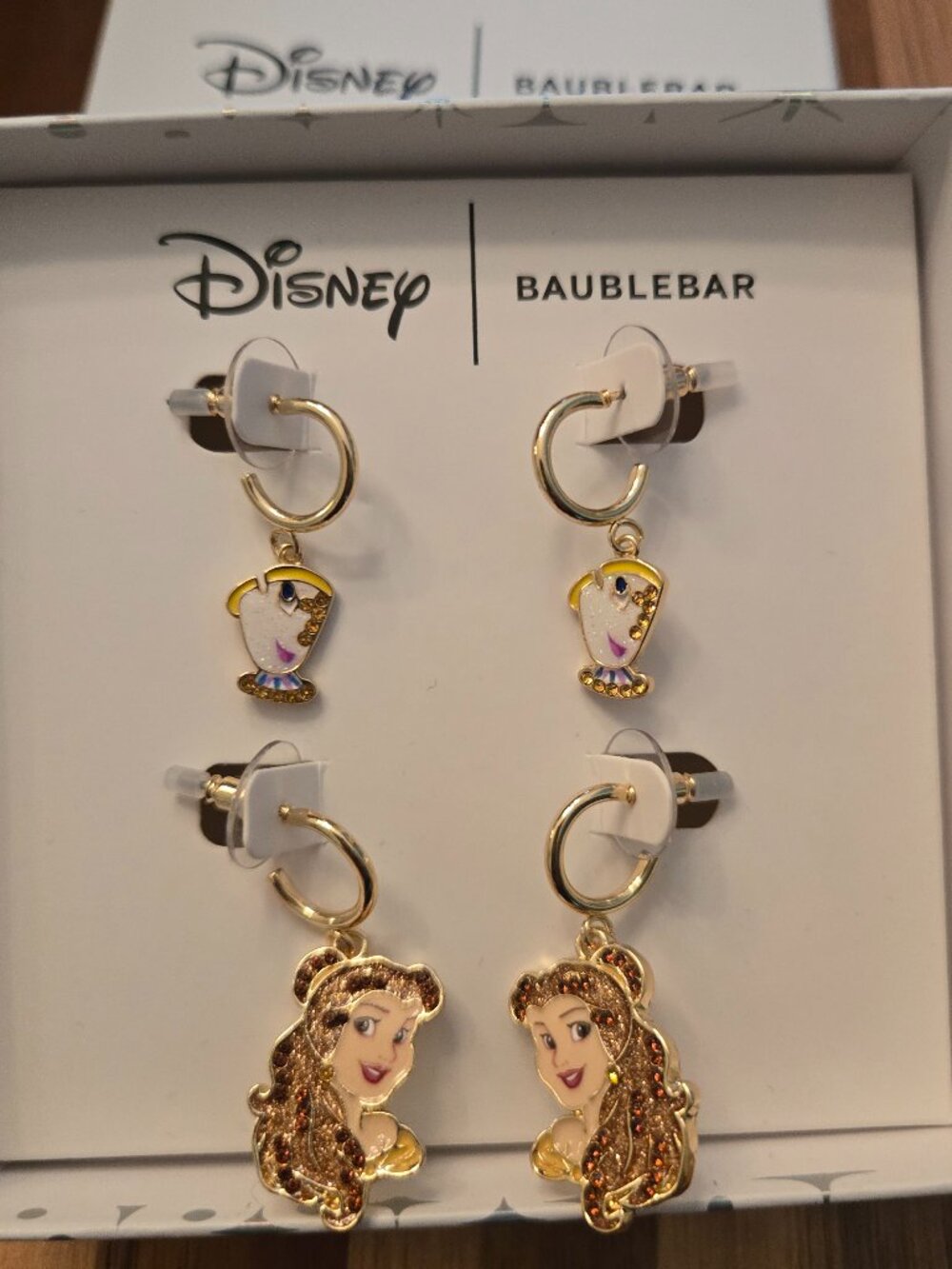 Disney Baublebar Beauty & the Beast Earrings - Chip & Belle